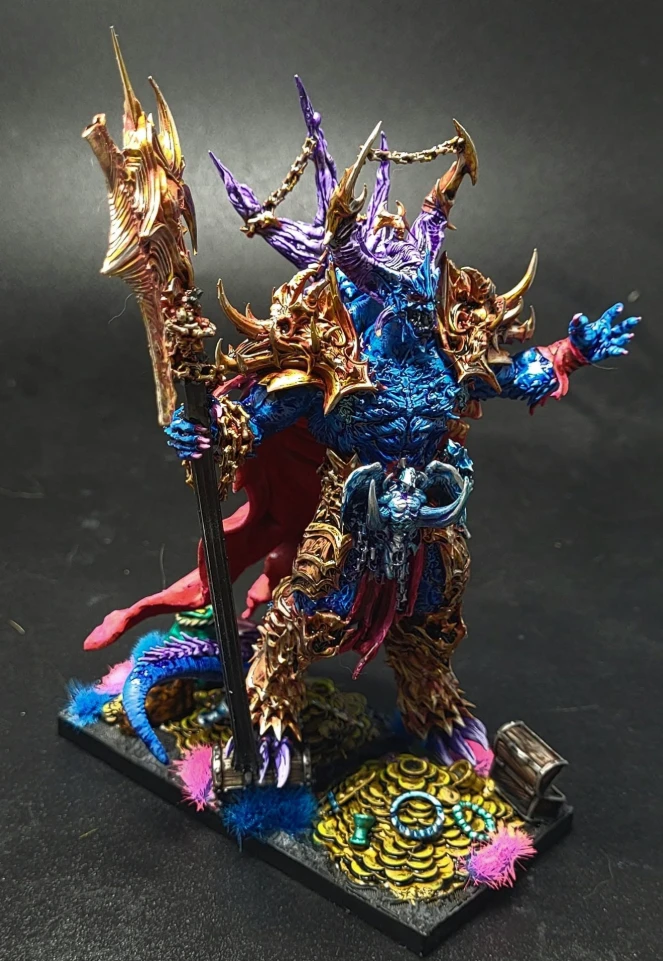 Demon lord on a treasure hoard