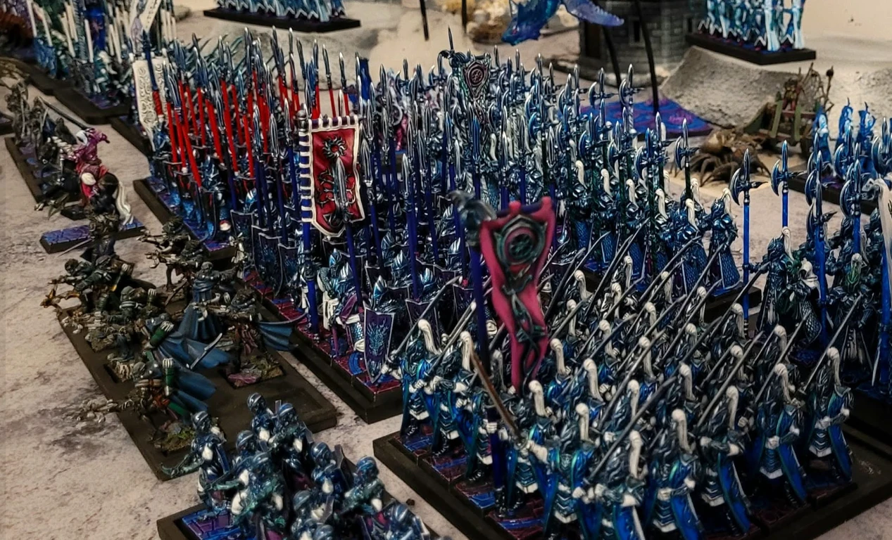 Elf army ranked up for battle