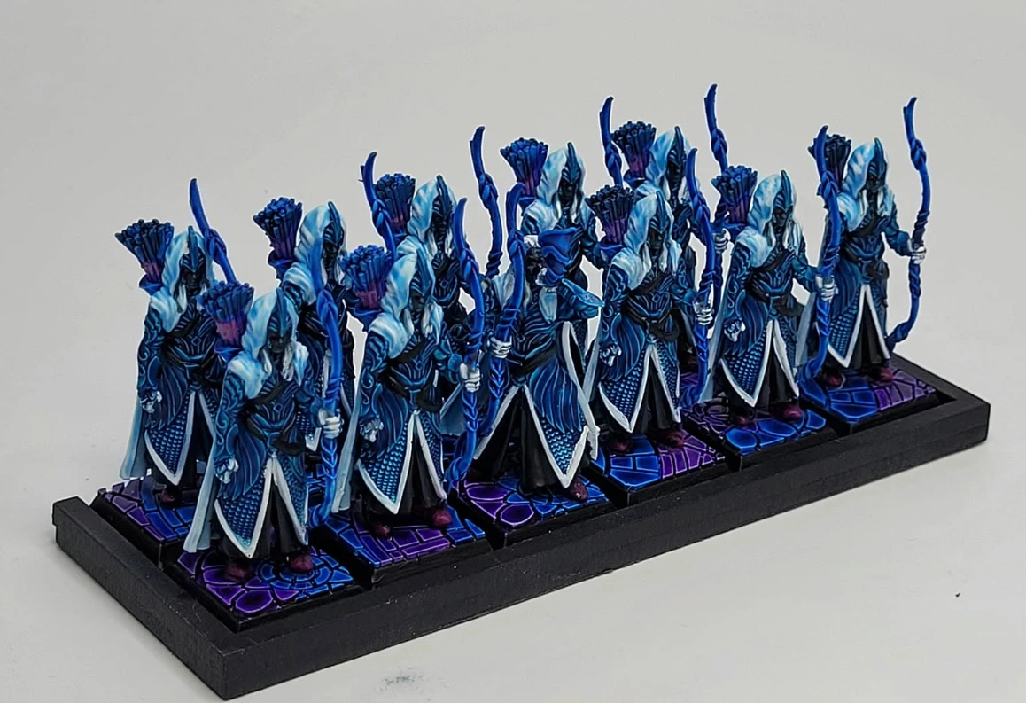 Elf archers on custom bases