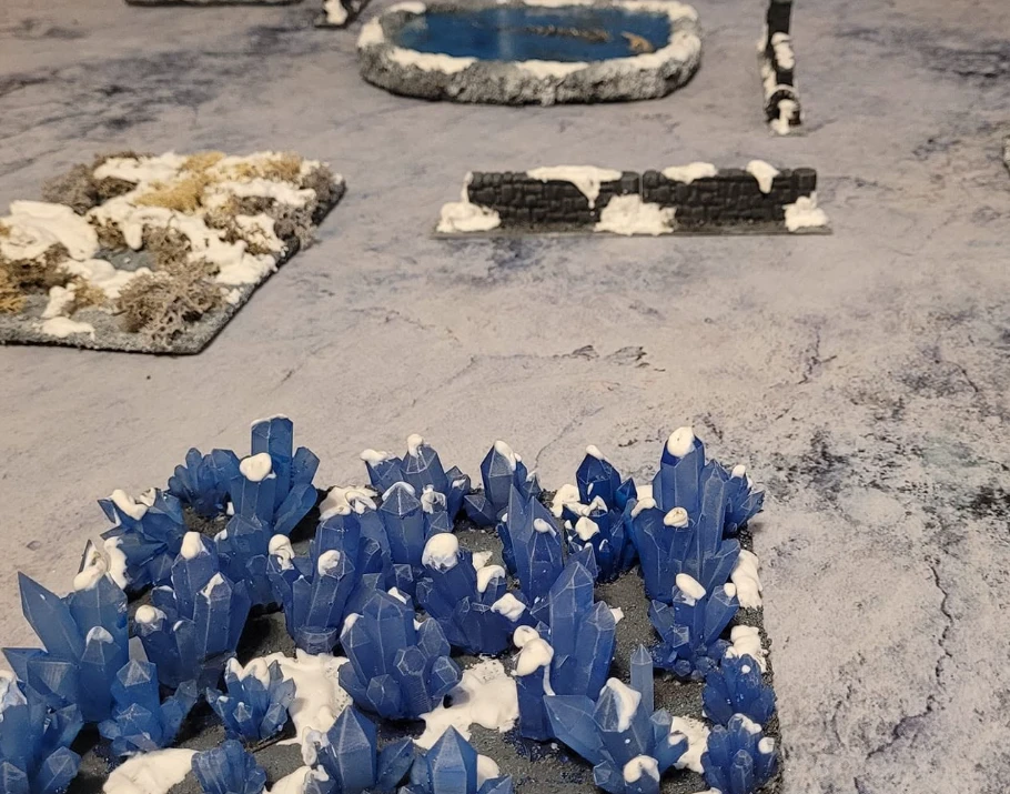 Ice crystal field